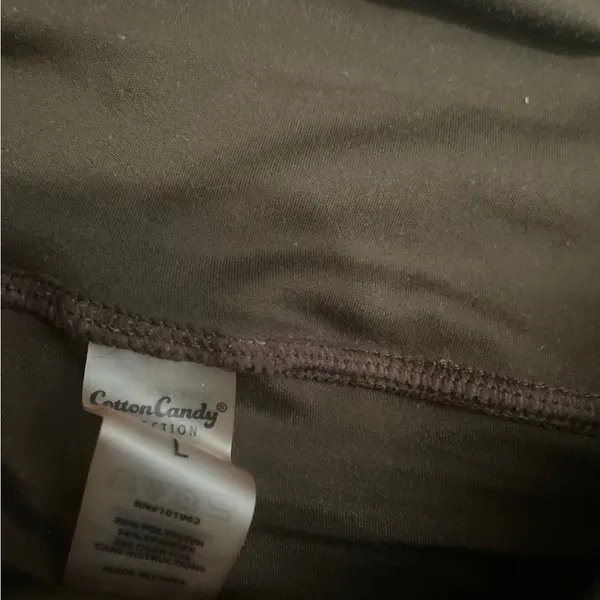 Cotton Candy Chocolate Brown Skater Skirt - Image 3