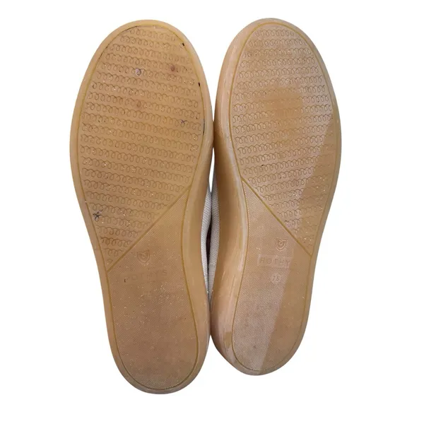 Rothy's The City Slip On Sneakers Womens Size 7.5 Ivory Comfort Flat Gum #S65-1‎ - Image 12