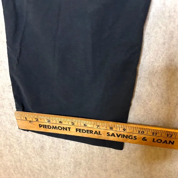 J.Crew Lizzie Wide Leg Pants Womens 24 Black Linen Blend High Rise - Image 3