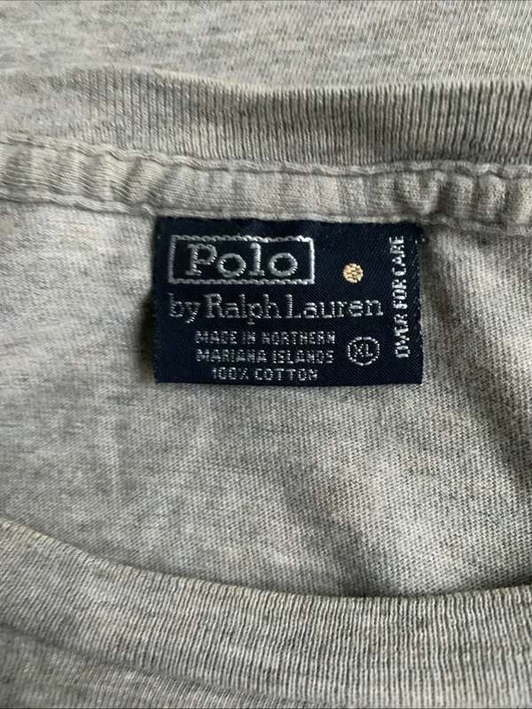Polo Ralph Lauren men’s XL gray short sleeve pocket T-shirt - Image 3