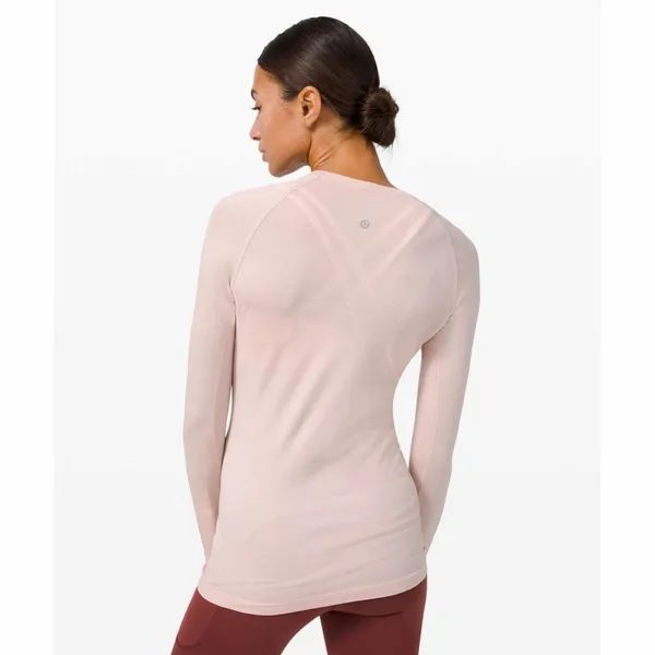 Lululemon Swiftly Tech Long Sleeve 2.0 in Feather Pink - Image 2