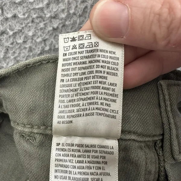 American Eagle Pants Straight Leg High Rise Gorpcore Utility Grunge W 00 x 26‎ - Image 6