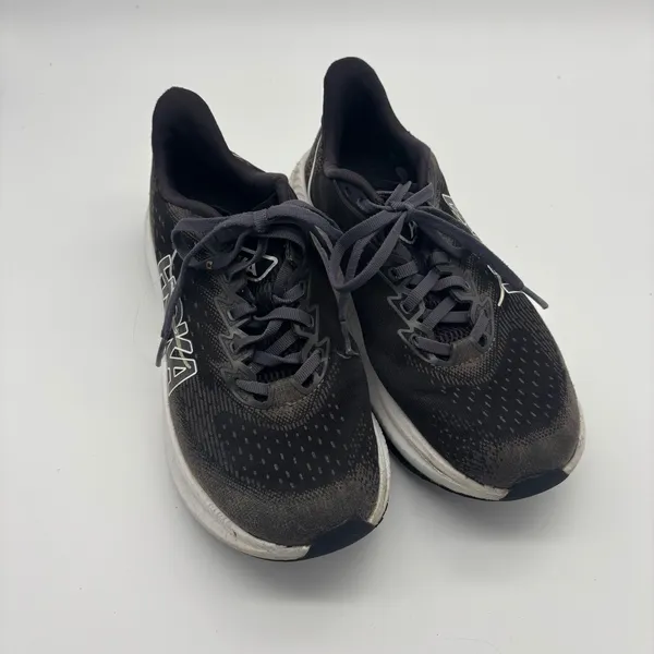 Hoka Mach 6 Womens Running Shoes Black White Size 8B - Image 8
