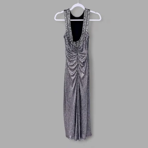 Xscape Formal Beaded Cleopatra Formal Special Occasion Maxi Dress - Image 4