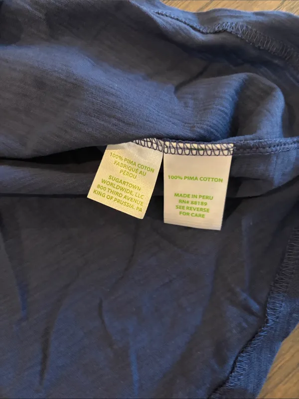 New With Tags Lilly Pulitzer Navy Etta Top Sz M - Image 4