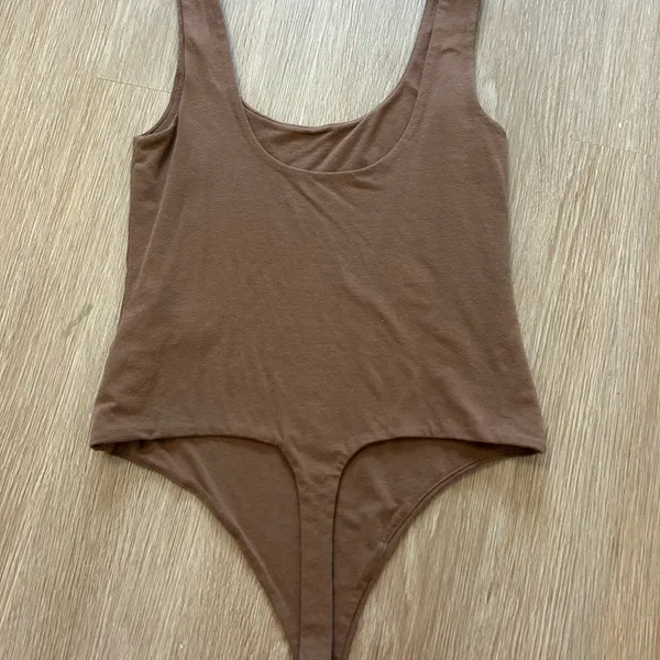 Banana Republic Brown Cotton Bodysuit - Image 2