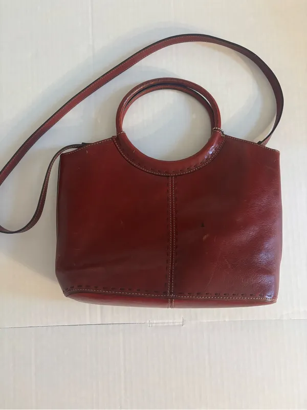 Fossil Top-Handle Leather Bag - Image 6
