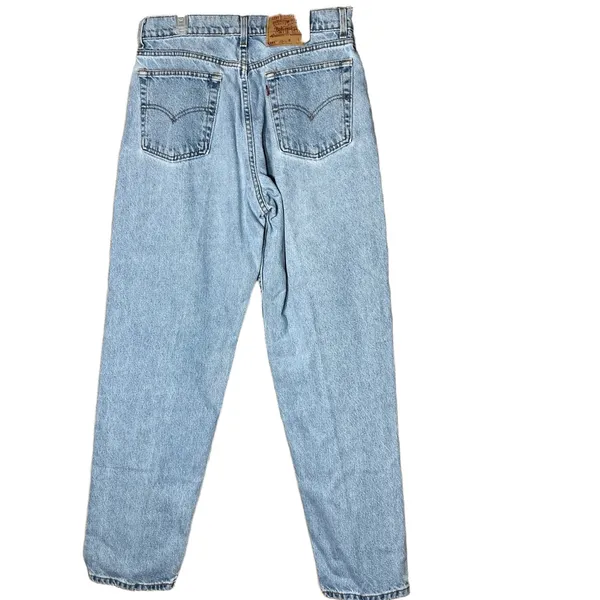 Levi's 561‎ Loose Fit Straight Leg Jeans Size 12 Light Wash Button Fly Vintage - Image 5