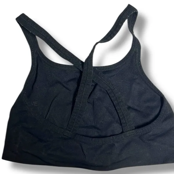 SET Active Racerback Sports Bra XS Black Seamless - Image 2