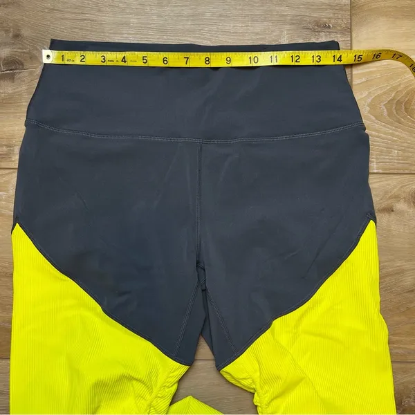 Zyia Active Neon Yellow Parallel Luxe Hi-Rise 7/8 24 Inch Leggings. Size… - Image 7