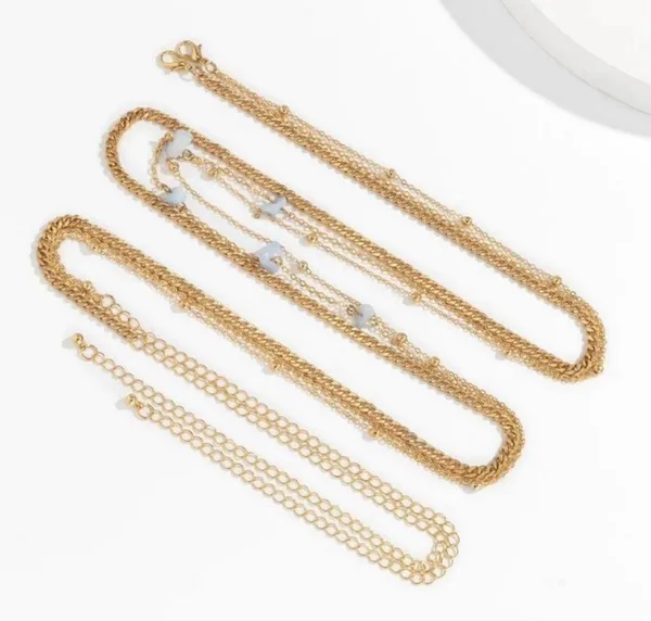 14K Gold Plated Belly Chain Adjustable Layered Chain for Women Sexy Waist Chain - Image 3