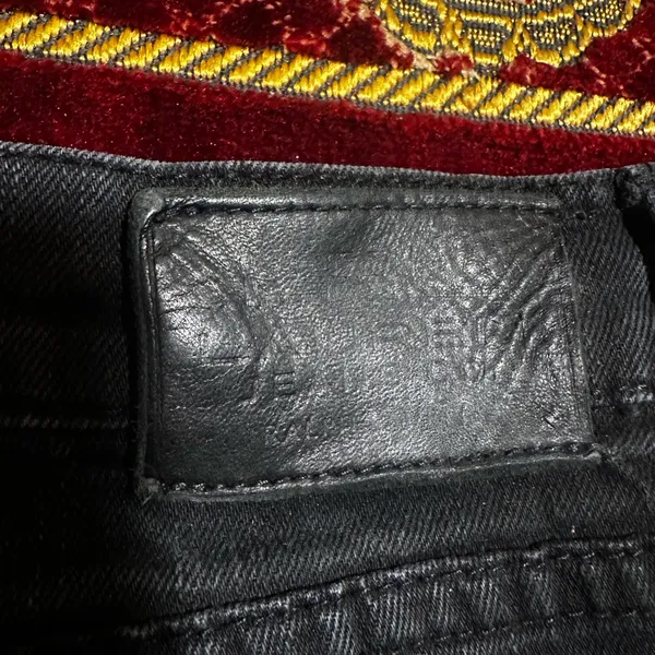 Ralph Lauren straight‎ ankle jeans black size 10p low rise - Image 3