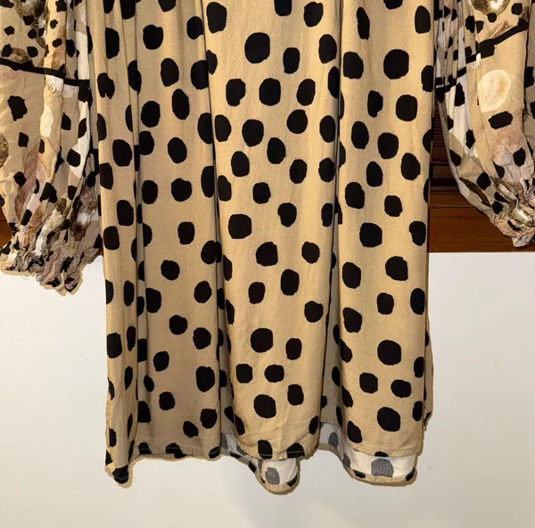 $148 NWOT Anthropologie x Conditions Apply Miranda Mixed Print Tunic Dress S - Image 10