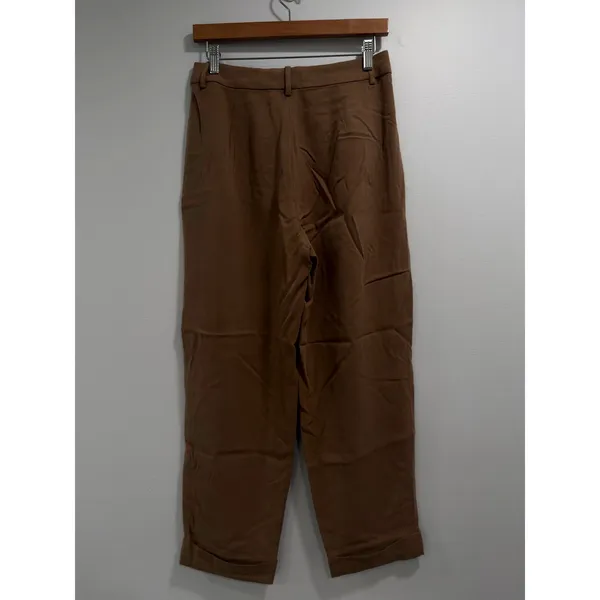 Everlane The Put Together Pleat Pant Toasted Coconut Brown Ankle Preppy NWT 4 - Image 8