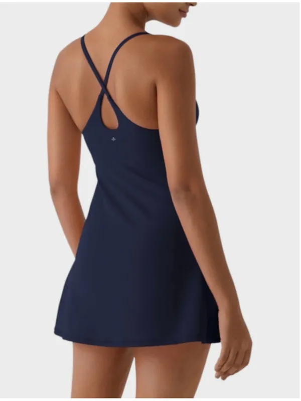 Size M Halara Plush Backless Active Dress Easy Peezy - Image 2