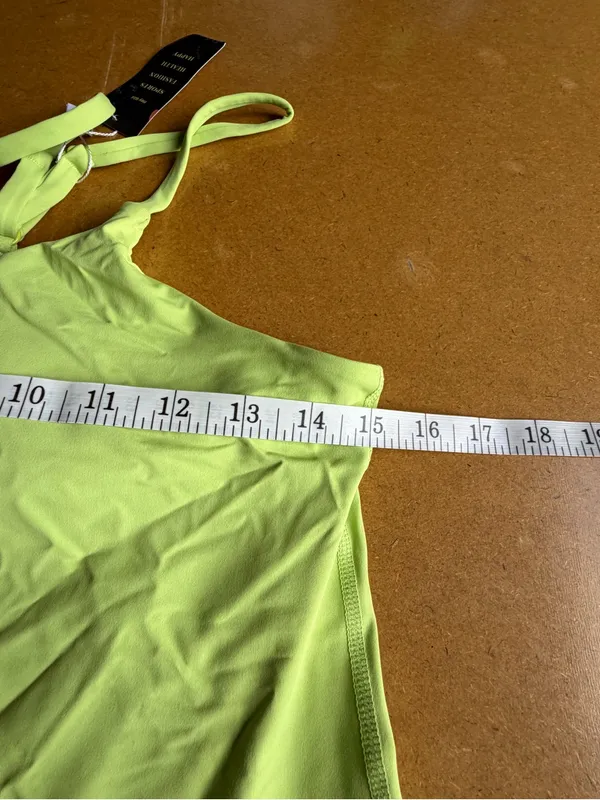 Women's NEW Vibrant Green Exercise Dress with Adjustable Straps Size XS #260370 - Image 7