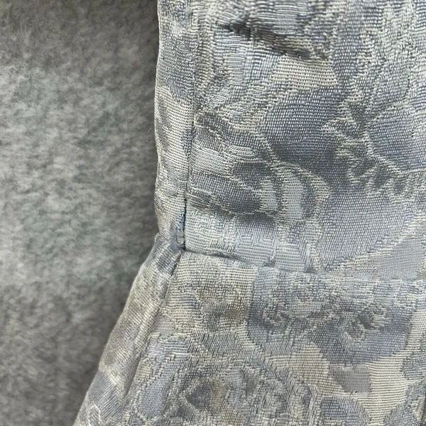 Altar'd State Size XS Blue Ivory Floral Brocade Puff Sleeve Mini Dress - Image 9