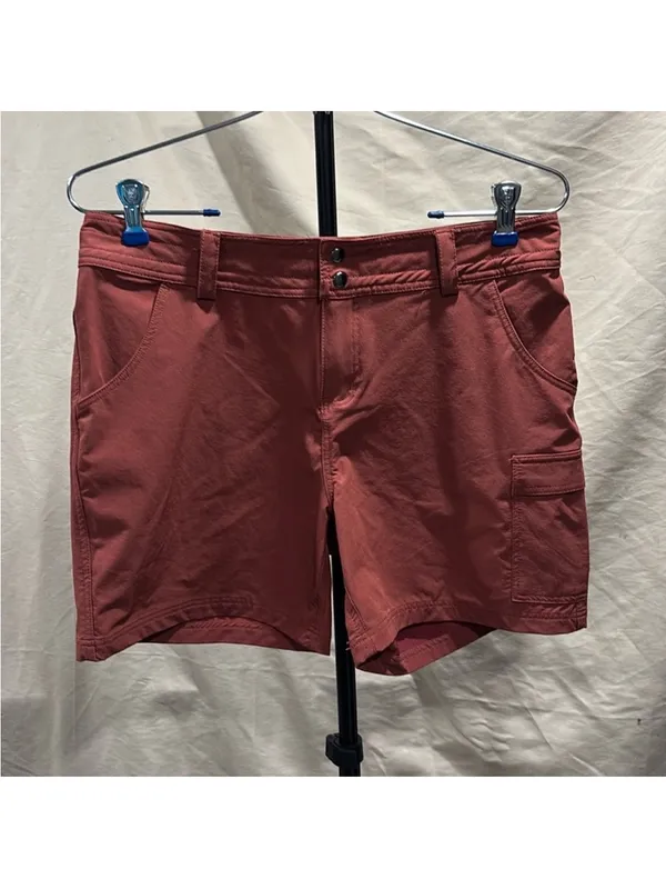 Everyday Women's Cargo Shorts in Rust Brown Size 6 - Image 8