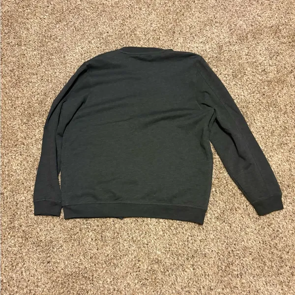 Banana Republic Quilted Dark Gray Bomber Jacket ❤️ - Image 4