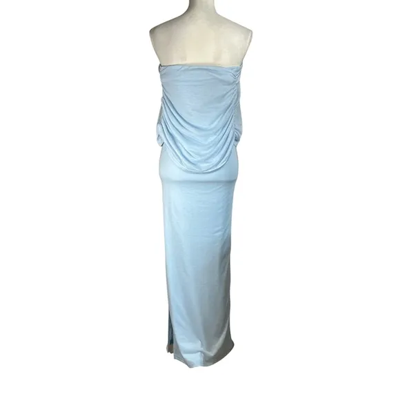 SNDYS Madrid Maxi Dress in Blue Medium New Womens Long Gown - Image 7