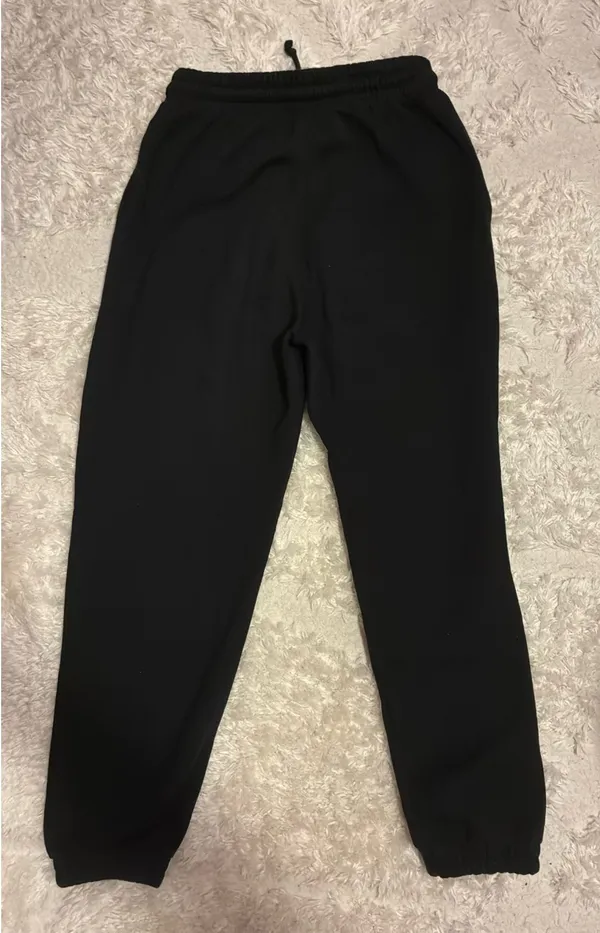 Black cuffed ZARA Sweatpants - Image 2