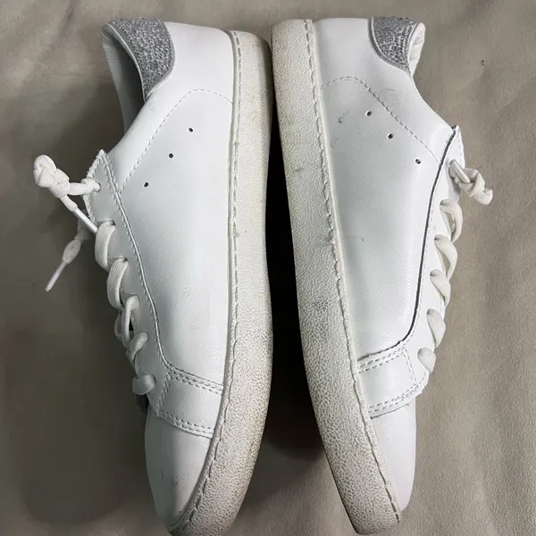 Vintage Havana “Betsy White Diamonds” Rhinestone Star Sneakers Size 8 - Image 5