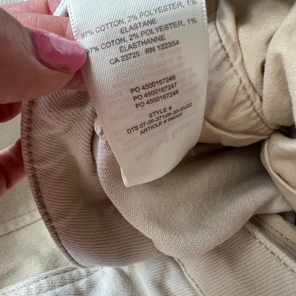 ARITZIA Wilfred Free Modern Cargo Pant in Birch size 16 jeans - Image 8