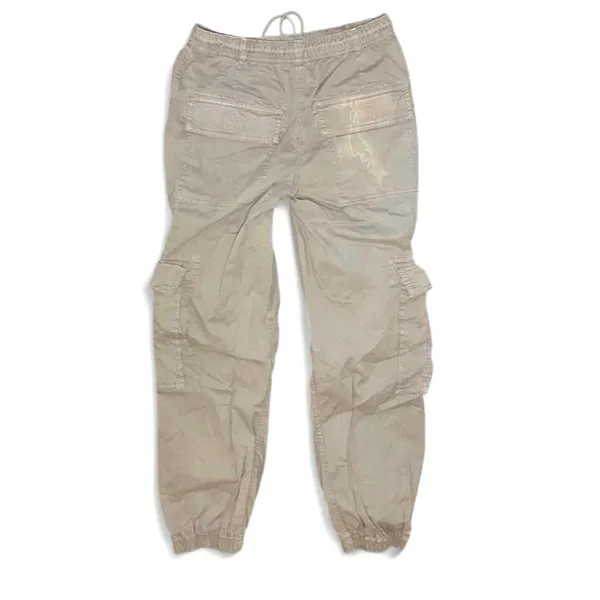 Garage Cargo Jogger Pant Size XS Taupe Khaki Utility Performance Bleach Stained - Image 3