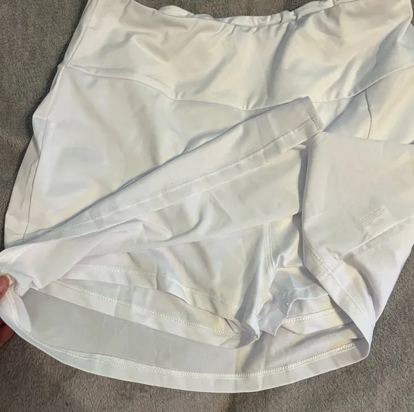 white tennis skirt - Image 3