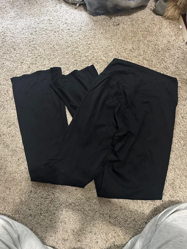Amazon Flare Leggings Crossover Black - Image 2