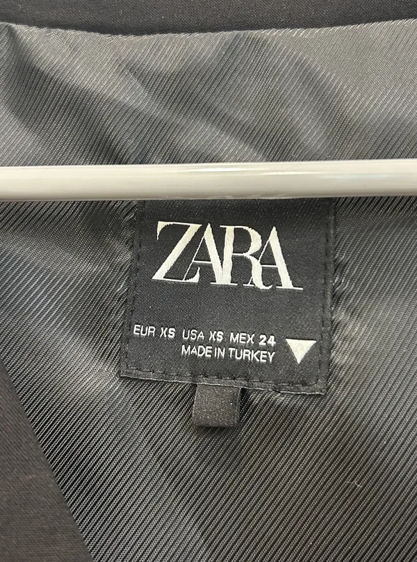 Zara Black Vest Top - Image 4