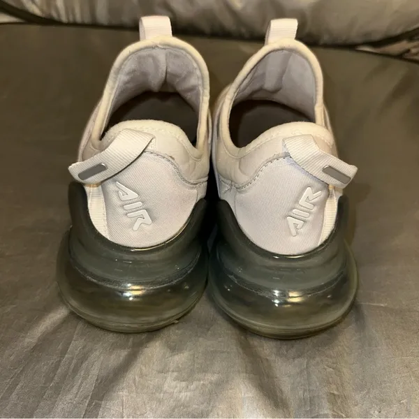 Nike Air Max 270 Extreme (GS) Shoes CI1108-100 Size 8.5 Women's = 7 Youth White - Image 4