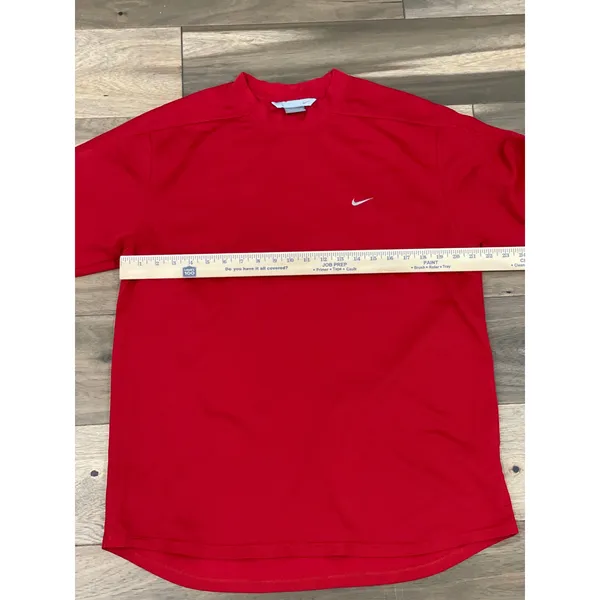 Nike Long Sleeve High‑Low Hem Top Size XL Red Activewear - Image 3