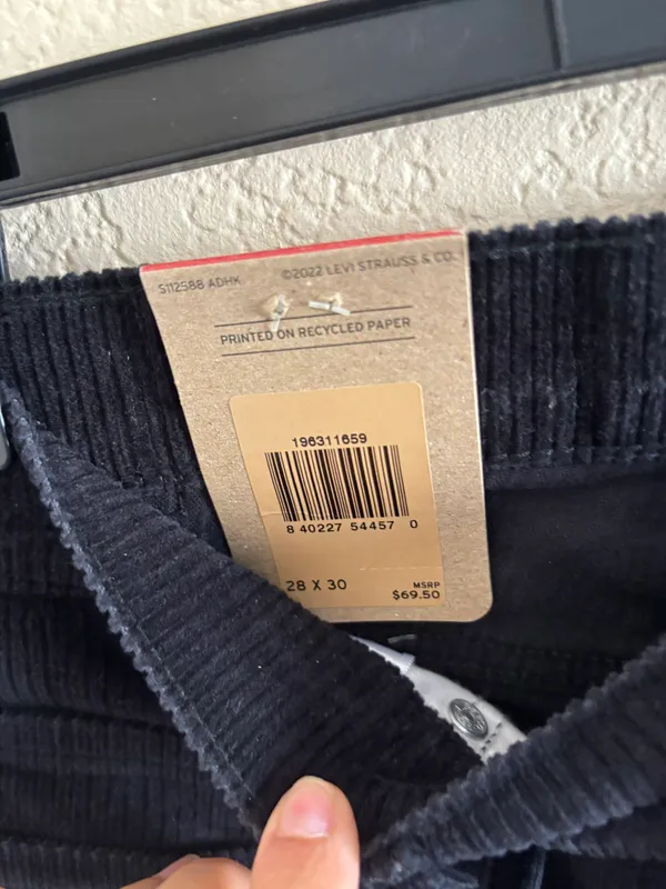 Levi's Corduroy trousers 314 SHAPING STRAIGHT with shaping effect - Image 3