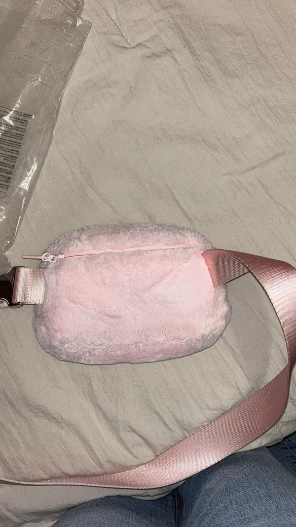 Pink Fleece Lululemon Everywhere Belt Bag - Image 4