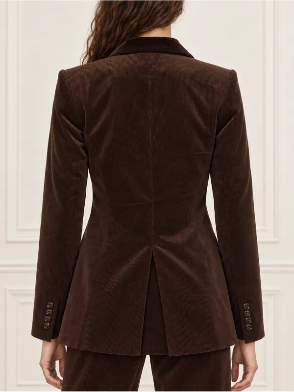 Veronica Beard Capucine Dickey Brown Corduroy Blazer Jacket Size 2 NWT - Image 13