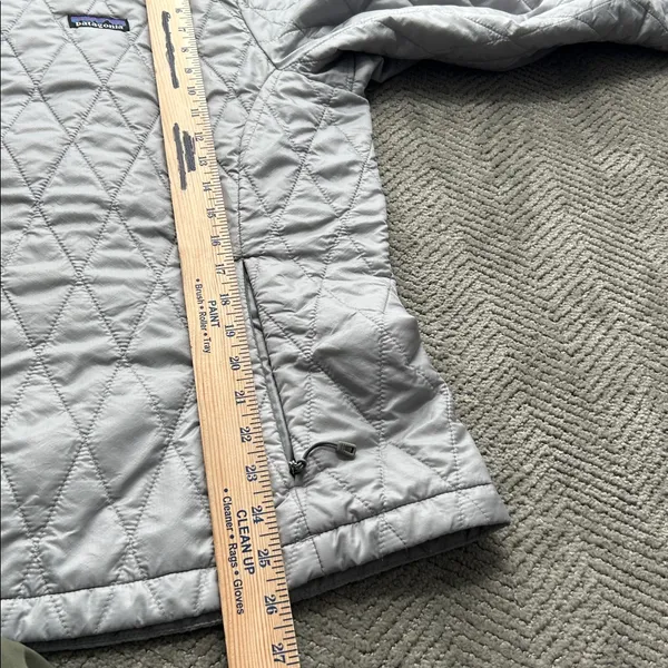 Patagonia Women's MICRO PUFF JACKET Down Puffer Feather Prima Loft Gray Size XL - Image 9
