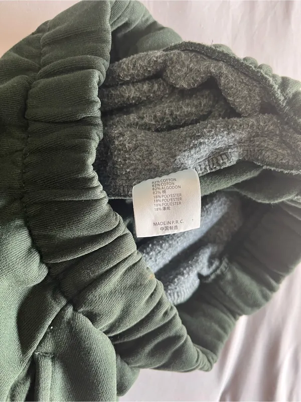 BRANDY MELVILLE Green New York Jogger Sweatpants Pockets Women’s One Size EUC - Image 5