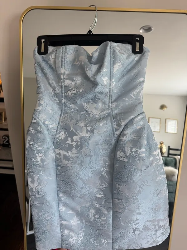 Selfie Leslie Blue Mini Dress - Image 3