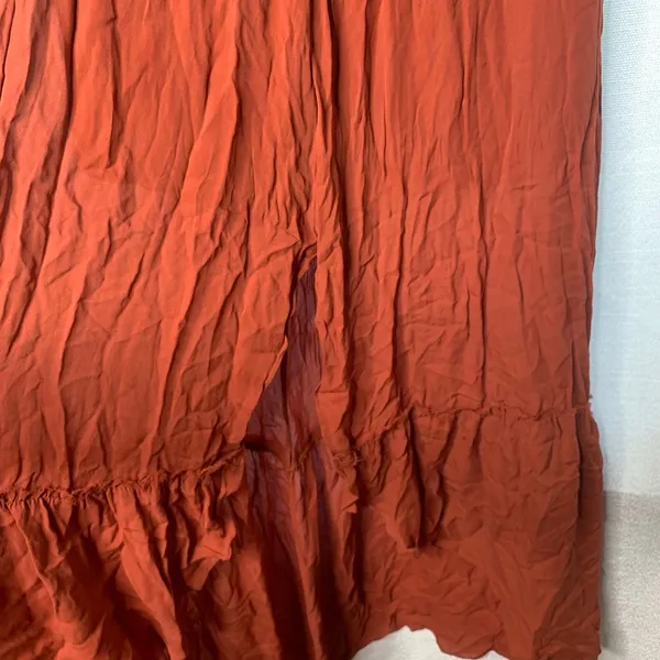 Thread social Anthropologie strapless burnt orange midi dress size‎ 6 vacation - Image 3