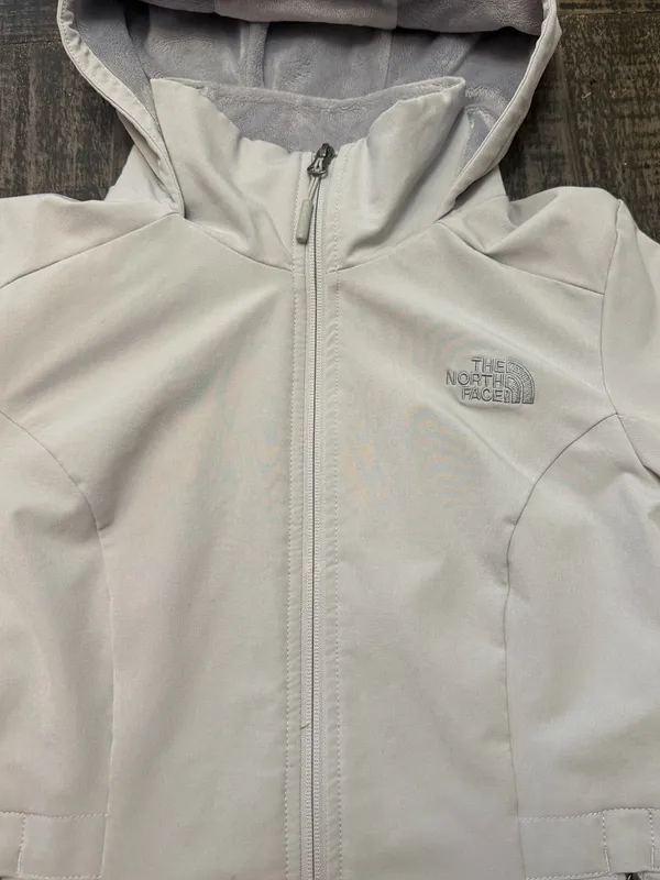 The North Face Shelbe Raschel WindWall Hooded Softshell Jacket Gray Small - Image 5