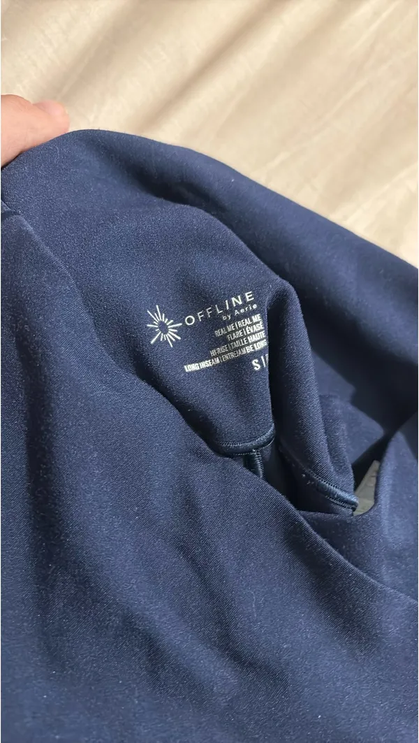 Navy Aerie Flare Leggings - Image 3