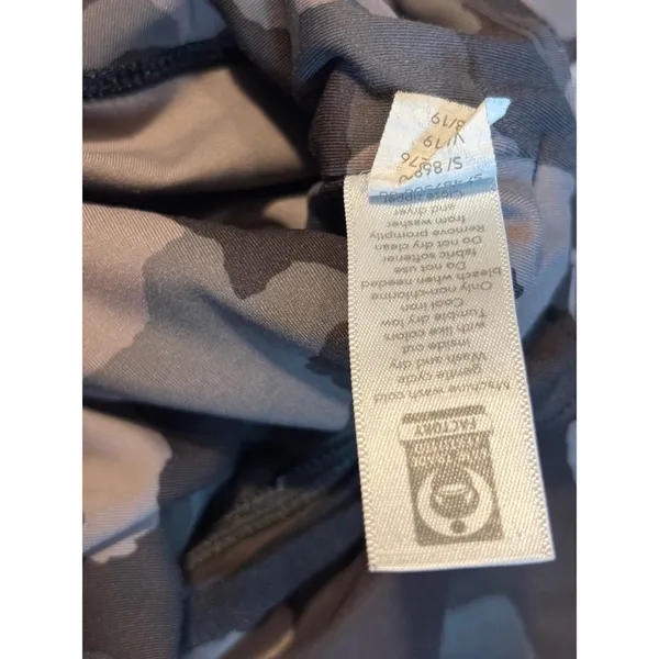 Athleta Lightning 7/8 Tight Camo Leggings Grey Olive Green Size L 487508 - Image 6