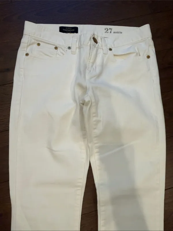 J. Crew Toothpick Ankle Jeans Size 27 - C2-046 - Image 4
