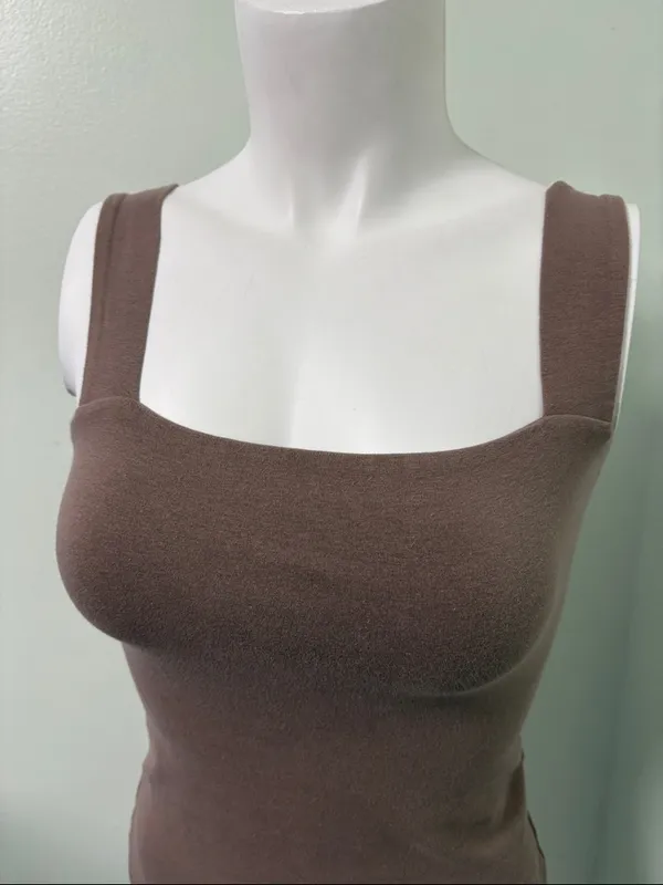 Abercrombie and Fitch Brown Bodysuit small - Image 2
