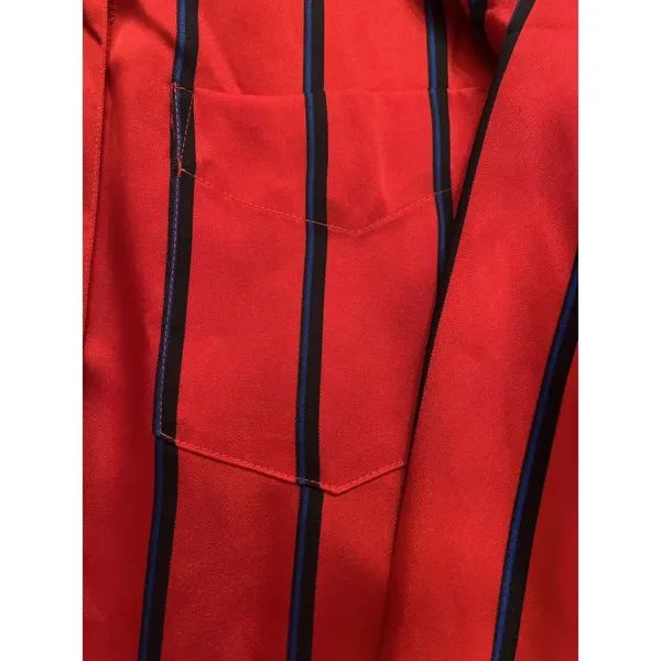 Lauren Ralph Lauren Red Button up Long Sleeve Blouse Blue White Stripes NWT - Image 7