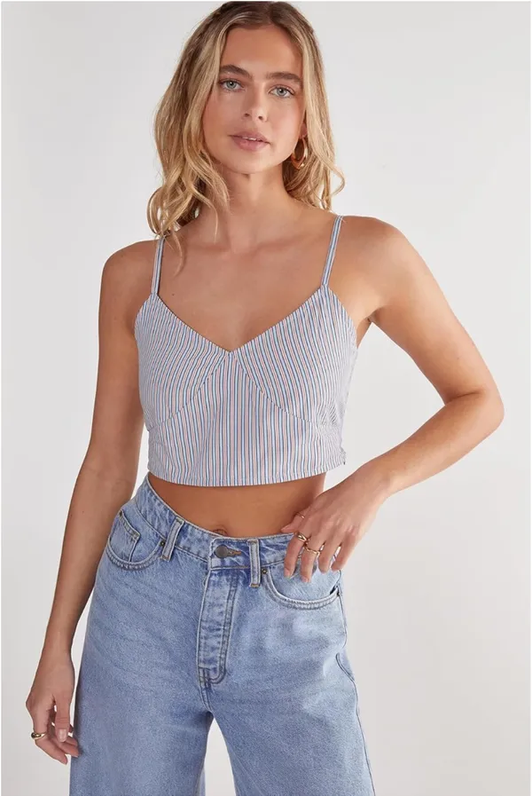 Nasty Gal Oversized Shirt + Bralette Set - Image 3