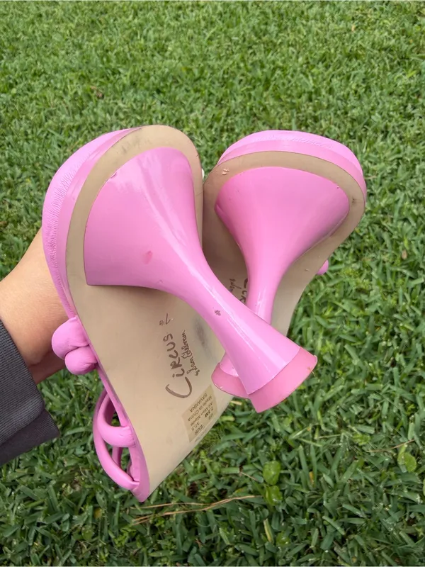 Circus by Sam Edelman Savanna Pink Carnation Heels Size 7.5 - Image 4