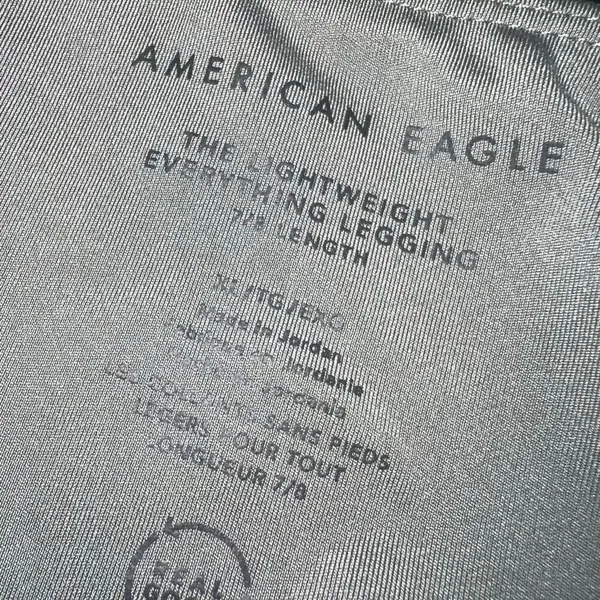 American Eagle lightweight everyday leggings buttery green size XL - Image 4