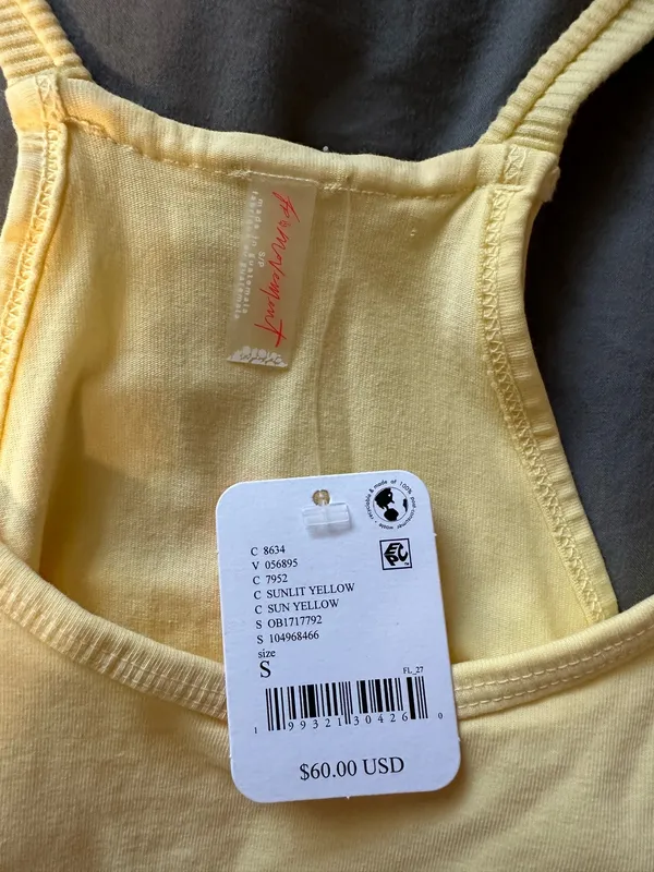 Free People Hot Shot Mini Dress yellow - Image 3